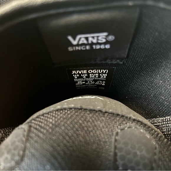 Vans Children Unisex Boots Vans Juvie OG Size 5.0 Youth / 36.5 EU Black‎ - Picture 8 of 16